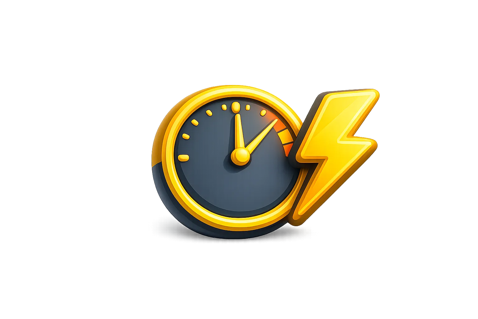 Иконка заряда и молнии